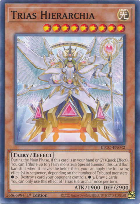 Trias Hierarchia, Eternity Code Premiere! promotional card · ETCO-EN032