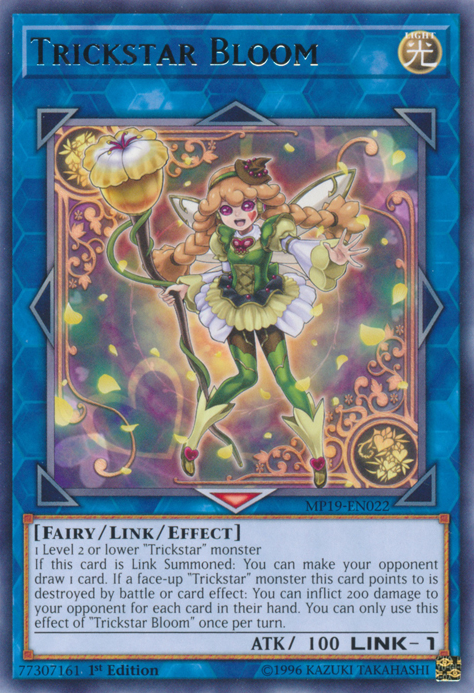 Trickstar Bloom, 2019 Gold Sarcophagus Tin Mega Pack · MP19-EN022