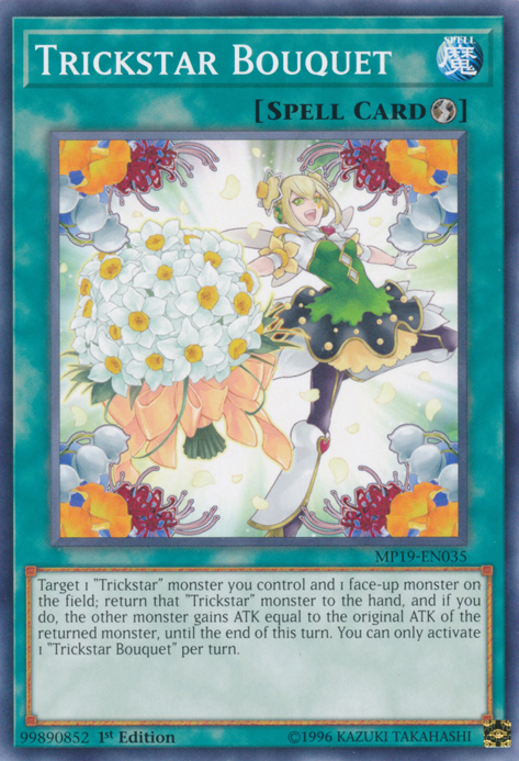 Trickstar Bouquet, 2019 Gold Sarcophagus Tin Mega Pack · MP19-EN035