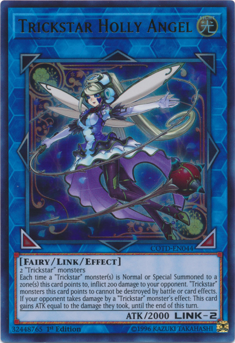 Trickstar Holly Angel, Code of the Duelist Sneak Peek Participation Card · COTD-EN044