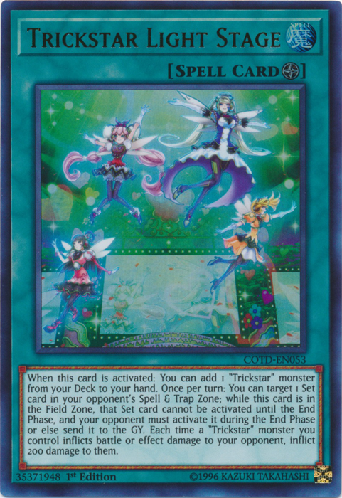 Trickstar Light Stage, Code of the Duelist Sneak Peek Participation Card · COTD-EN053