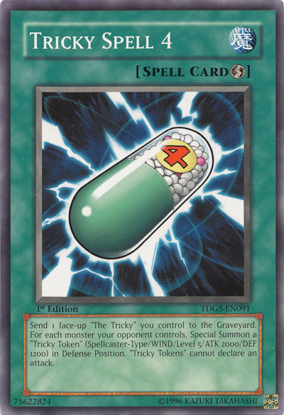 Tricky Spell 4, The Duelist Genesis Sneak Peek Participation Card · TDGS-EN091