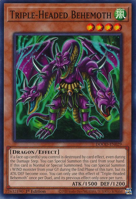 Triple-Headed Behemoth, Doom of Dimensions · DOOD-EN029