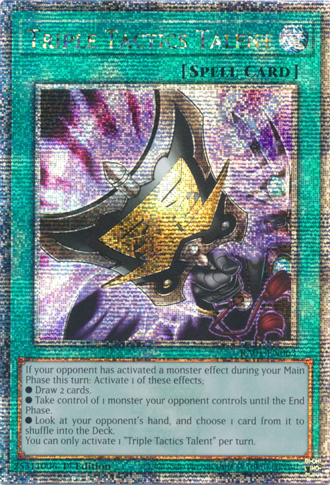 Triple Tactics Talent, 25th Anniversary Rarity Collection · RA01-EN063