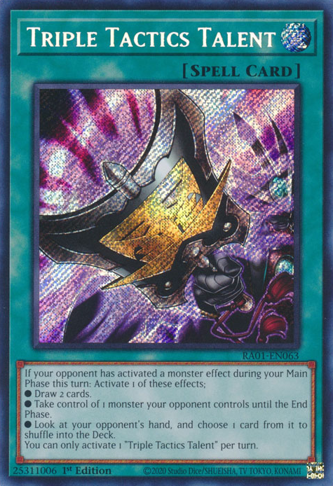 Triple Tactics Talent, 25th Anniversary Rarity Collection · RA01-EN063