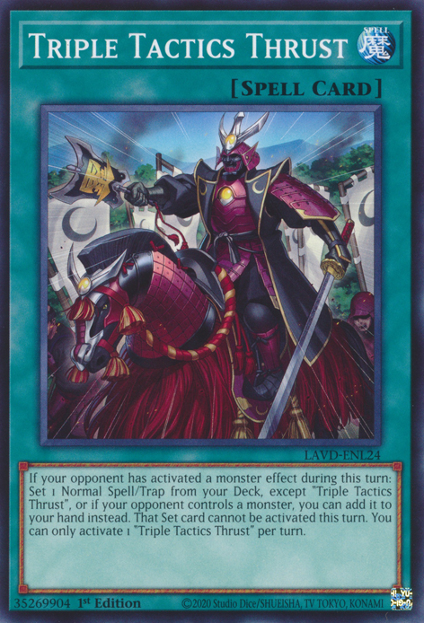 Triple Tactics Thrust, Legendary Arc-V Decks · LAVD-ENL24
