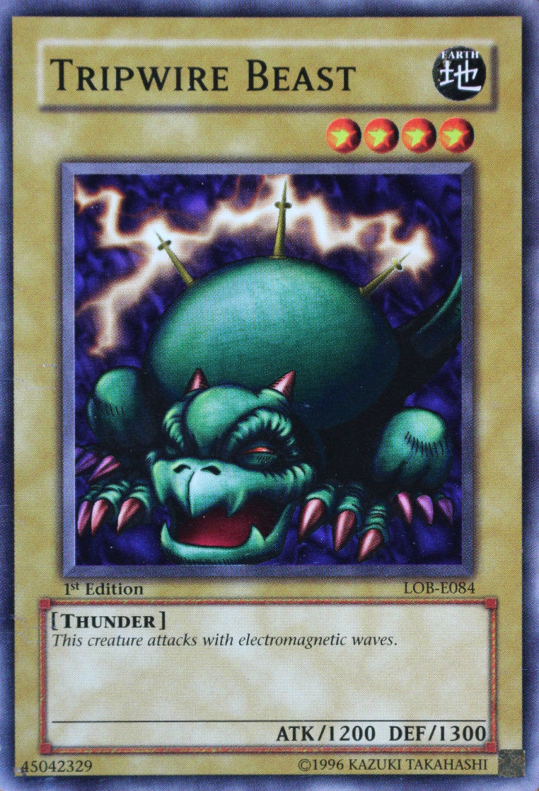 Tripwire Beast, Legend of Blue Eyes White Dragon · LOB-E084