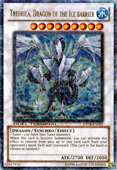 Trishula, Dragon of the Ice Barrier, Duel Terminal 4 · DT04-EN092