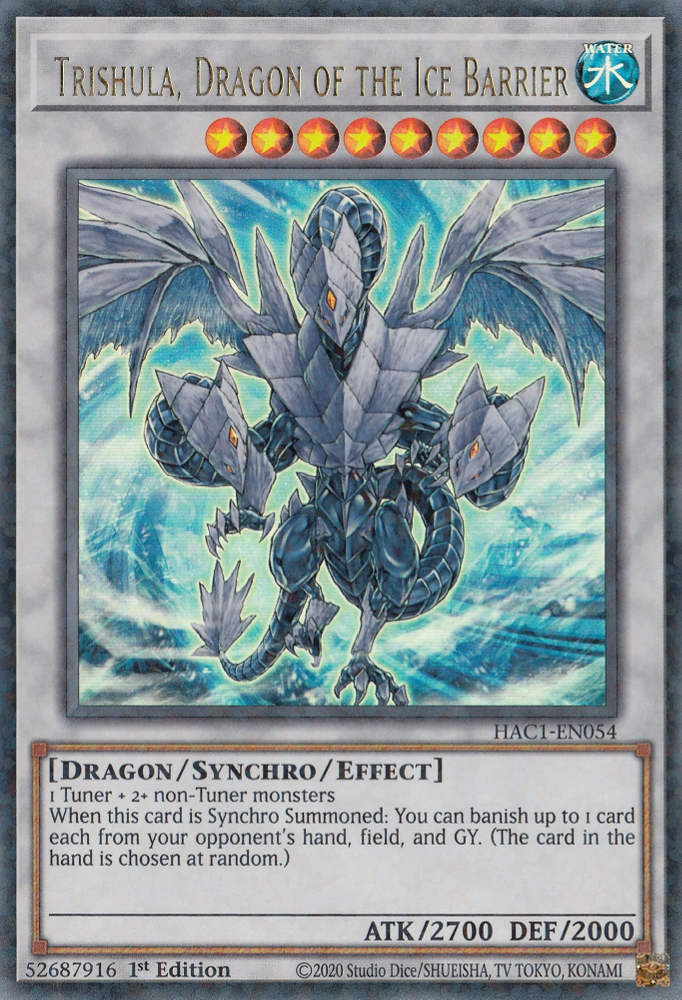Trishula, Dragon of the Ice Barrier, Hidden Arsenal: Chapter 1 · HAC1-EN054