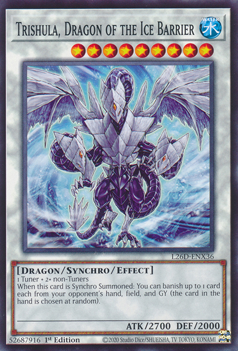 Trishula, Dragon of the Ice Barrier, Legendary Modern Decks 2026 · L26D-ENX36