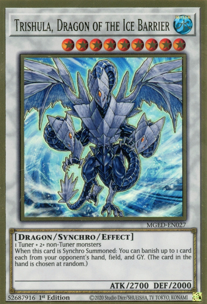 Trishula, Dragon of the Ice Barrier, Maximum Gold: El Dorado · MGED-EN027