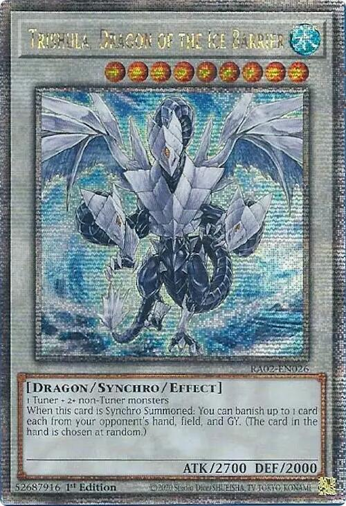 Trishula, Dragon of the Ice Barrier, 25th Anniversary Rarity Collection II · RA02-EN026