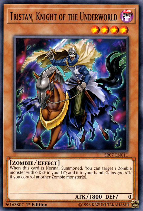 Tristan, Knight of the Underworld, Structure Deck: Zombie Horde · SR07-EN011