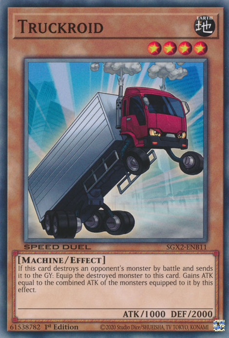 Truckroid, Speed Duel GX: Midterm Paradox · SGX2-ENB11