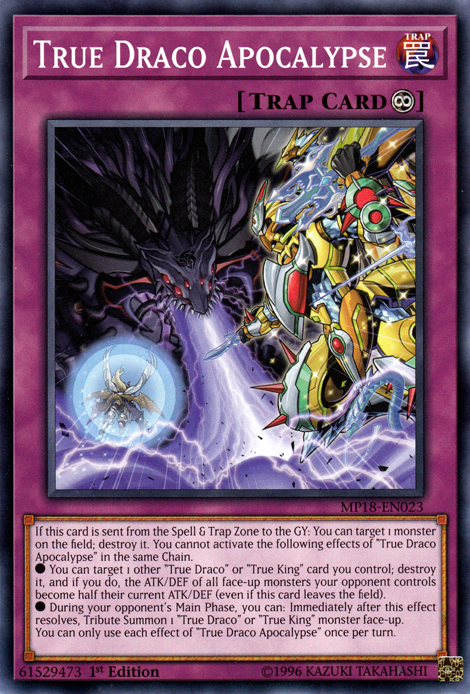 True Draco Apocalypse, 2018 Mega-Tin Mega Pack · MP18-EN023