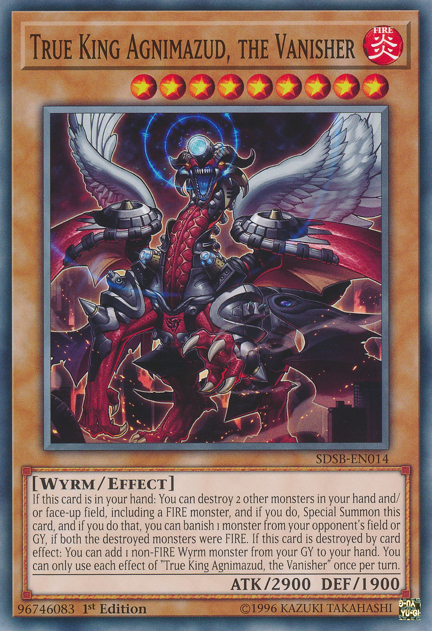 True King Agnimazud, the Vanisher, Structure Deck: Soulburner · SDSB-EN014