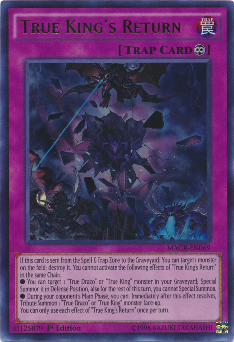 True King's Return, Maximum Crisis Sneak Peek Participation Card · MACR-EN069