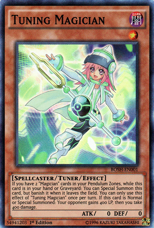 Tuning Magician, Breakers of Shadow Sneak Peek Participation Card · BOSH-EN001
