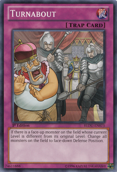 Turnabout, Return of the Duelist Sneak Peek Participation Card · REDU-EN075