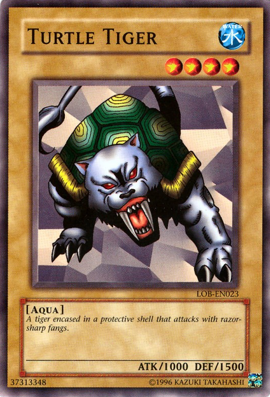 Turtle Tiger, Legend of Blue Eyes White Dragon · LOB-023