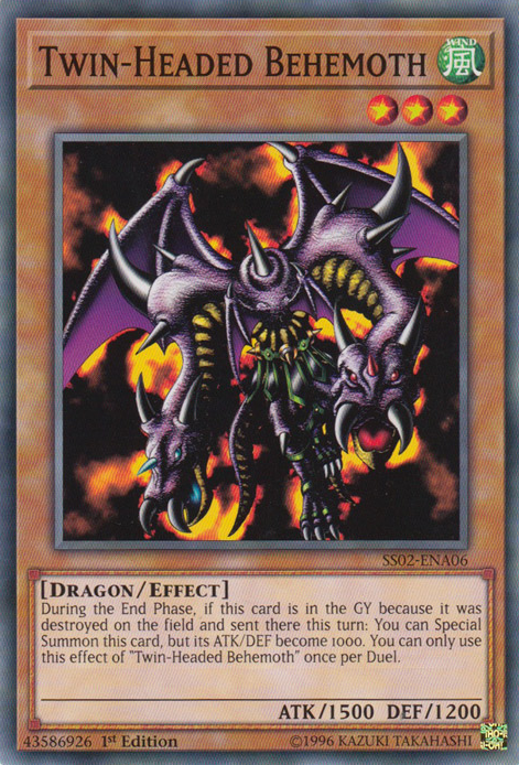Twin-Headed Behemoth, Speed Duel Starter Decks: Duelists of Tomorrow · SS02-ENA06