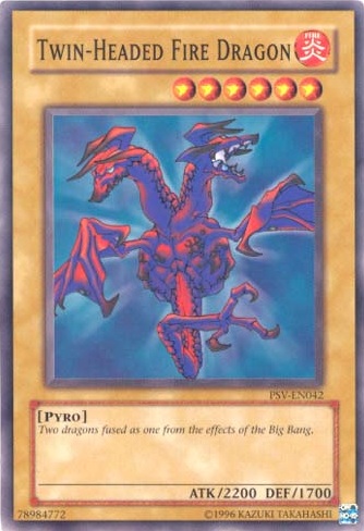 Twin-Headed Fire Dragon, Pharaoh's Servant · PSV-042