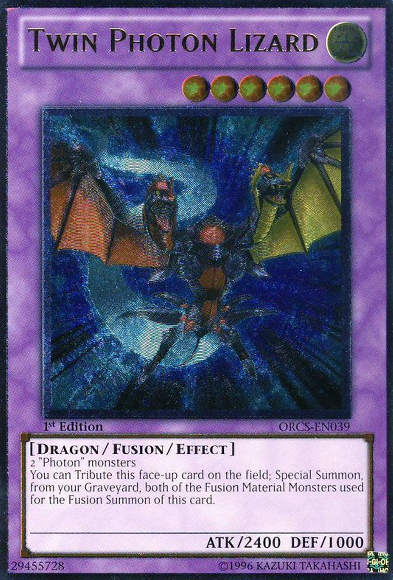 Twin Photon Lizard, Order of Chaos Sneak Peek Participation Card · ORCS-EN039