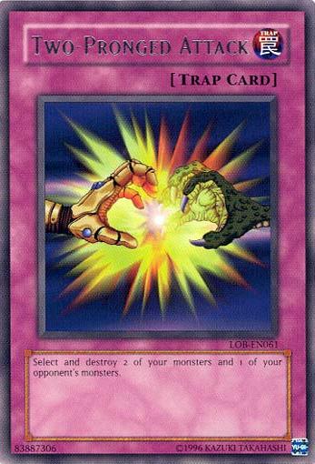 Two-Pronged Attack, Legend of Blue Eyes White Dragon · LOB-061