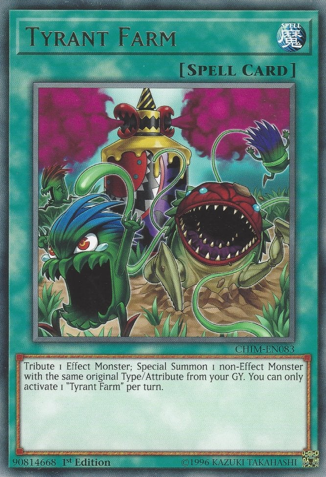 Tyrant Farm, Chaos Impact Sneak Peek Participation Card · CHIM-EN083