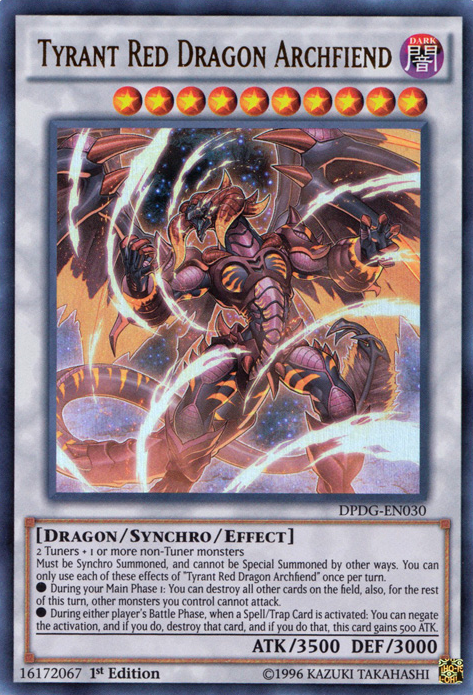 Tyrant Red Dragon Archfiend, Duelist Pack: Dimensional Guardians · DPDG-EN030