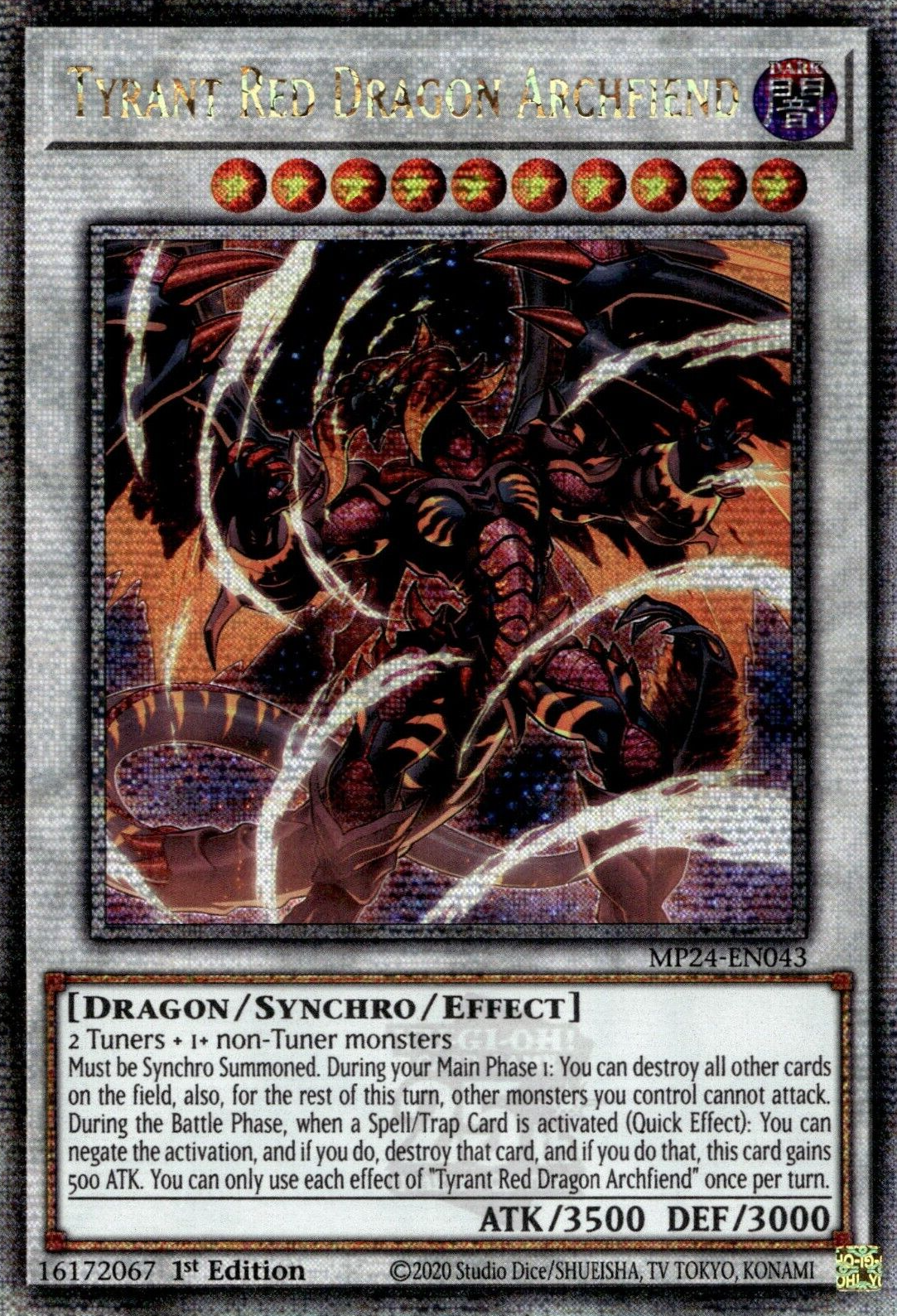 Tyrant Red Dragon Archfiend, 25th Anniversary Tin: Dueling Mirrors · MP24-EN043