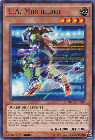 U.A. Midfielder, The New Challengers Sneak Peek Participation Card · NECH-EN087
