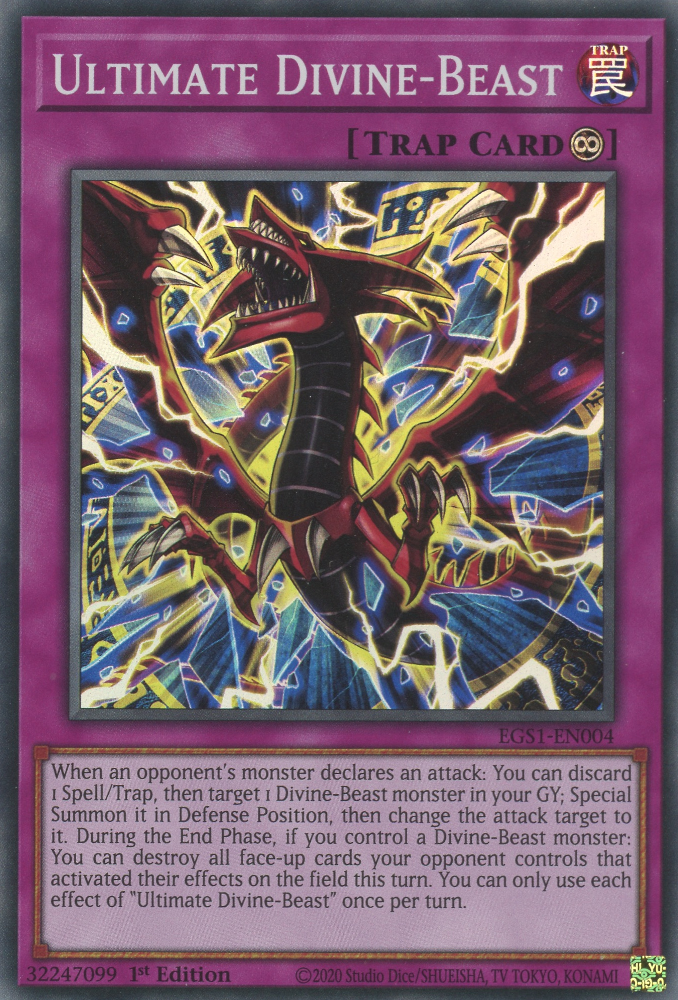 Ultimate Divine-Beast, Egyptian God Deck: Slifer the Sky Dragon · EGS1-EN004