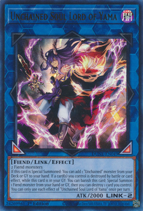 Unchained Soul Lord of Yama, Duelist Nexus · DUNE-EN049