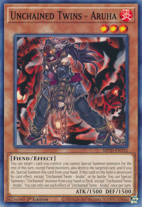 Unchained Twins - Aruha, 2020 Tin of Lost Memories · MP20-EN152