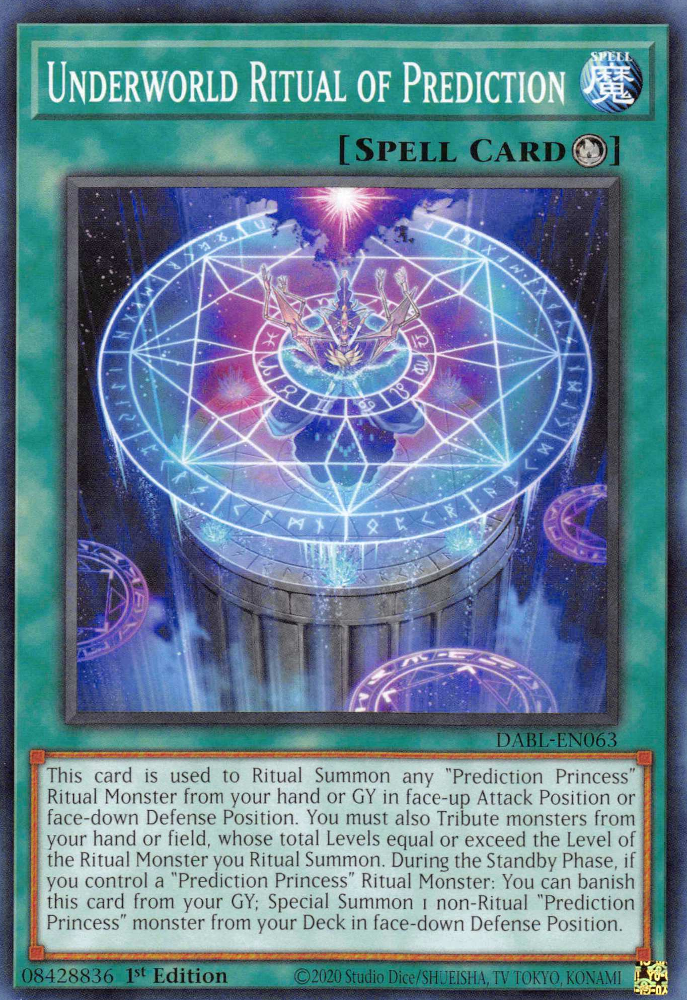 Underworld Ritual of Prediction, Darkwing Blast · DABL-EN063