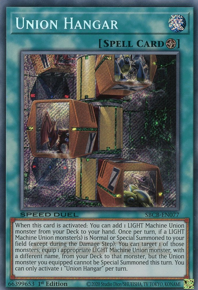 Union Hangar, Speed Duel: Battle City Box · SBCB-EN077
