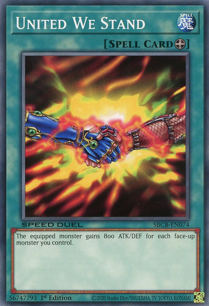 United We Stand, Speed Duel: Battle City Box · SBCB-EN074