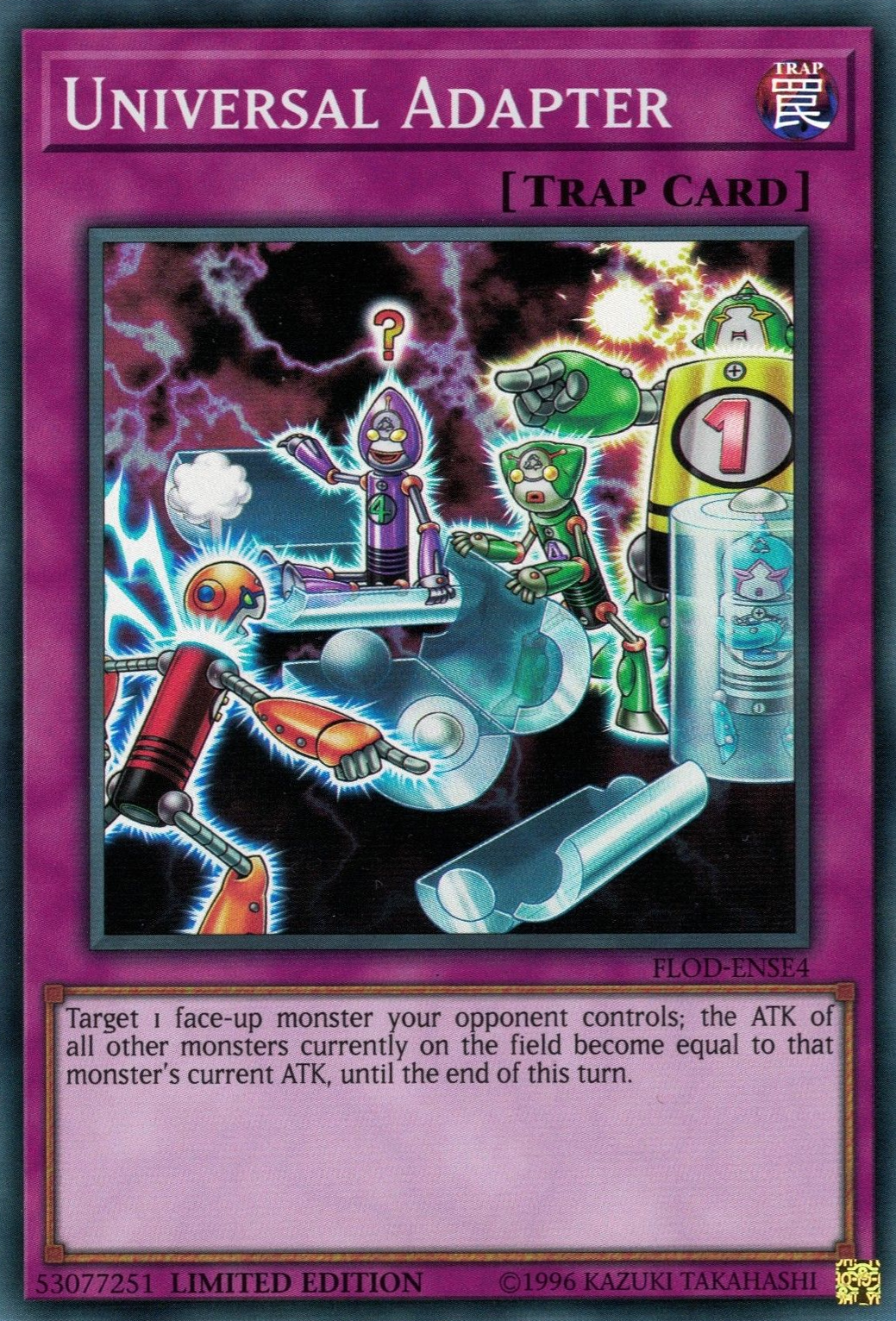 Universal Adapter, Flames of Destruction Sneak Peek Participation Card · FLOD-ENSE4