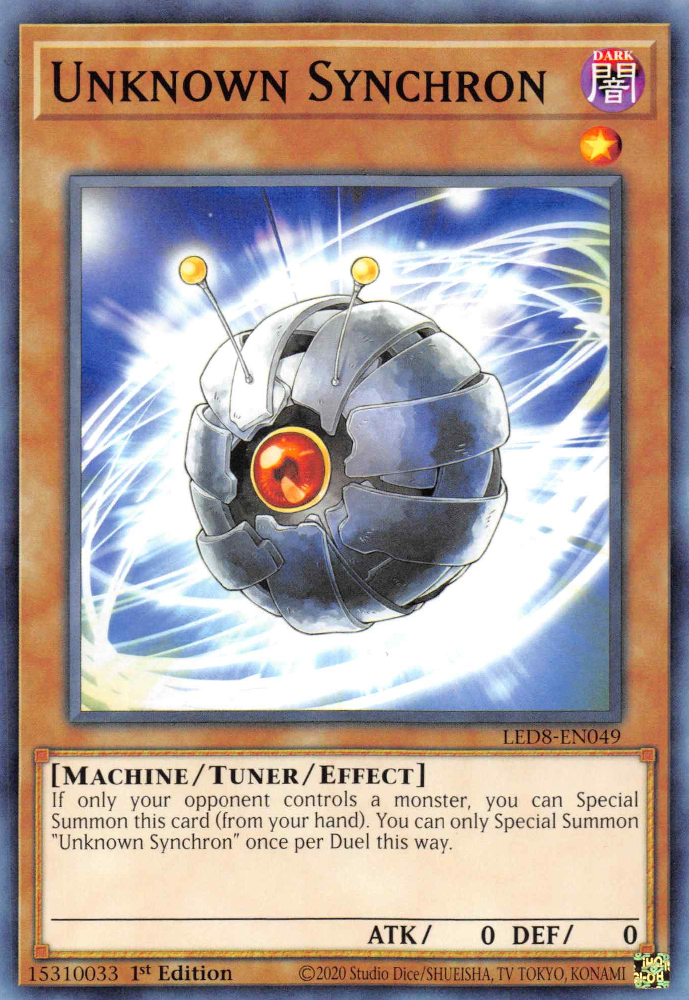 Unknown Synchron, Legendary Duelists: Synchro Storm · LED8-EN049
