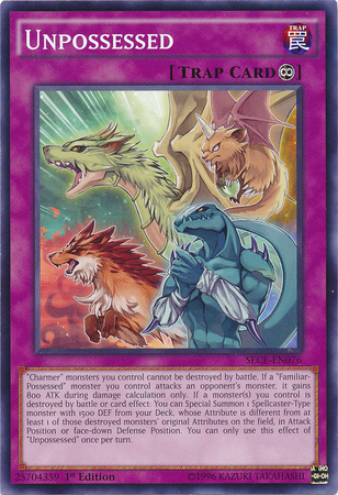 Unpossessed, Secrets of Eternity Sneak Peek Participation Card · SECE-EN076