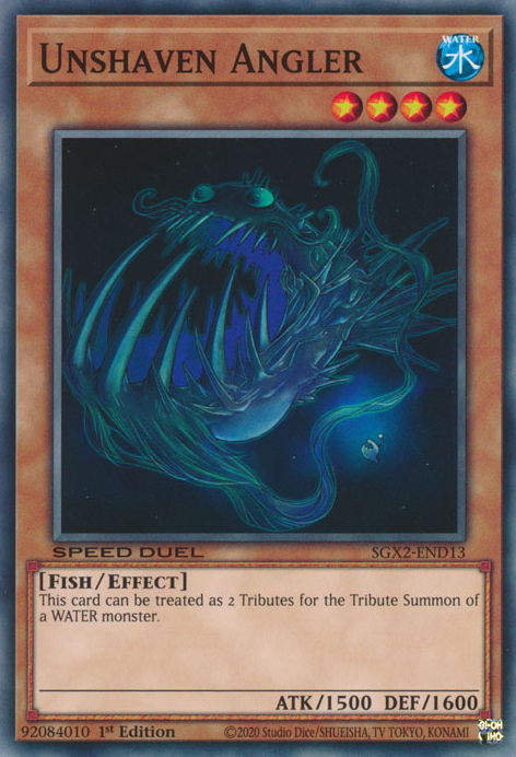 Unshaven Angler, Speed Duel GX: Midterm Paradox · SGX2-END13