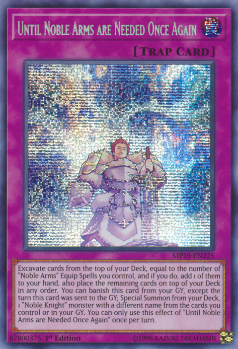 Until Noble Arms are Needed Once Again, 2019 Gold Sarcophagus Tin Mega Pack · MP19-EN225