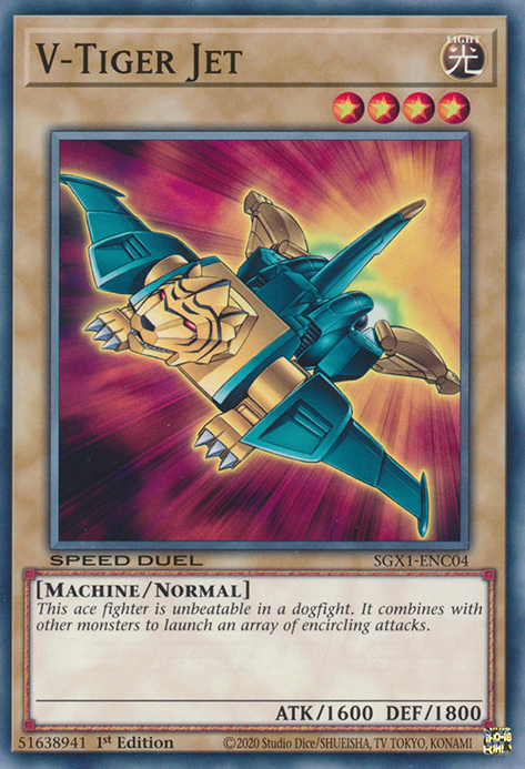 V-Tiger Jet, Speed Duel GX: Duel Academy Box · SGX1-ENC04