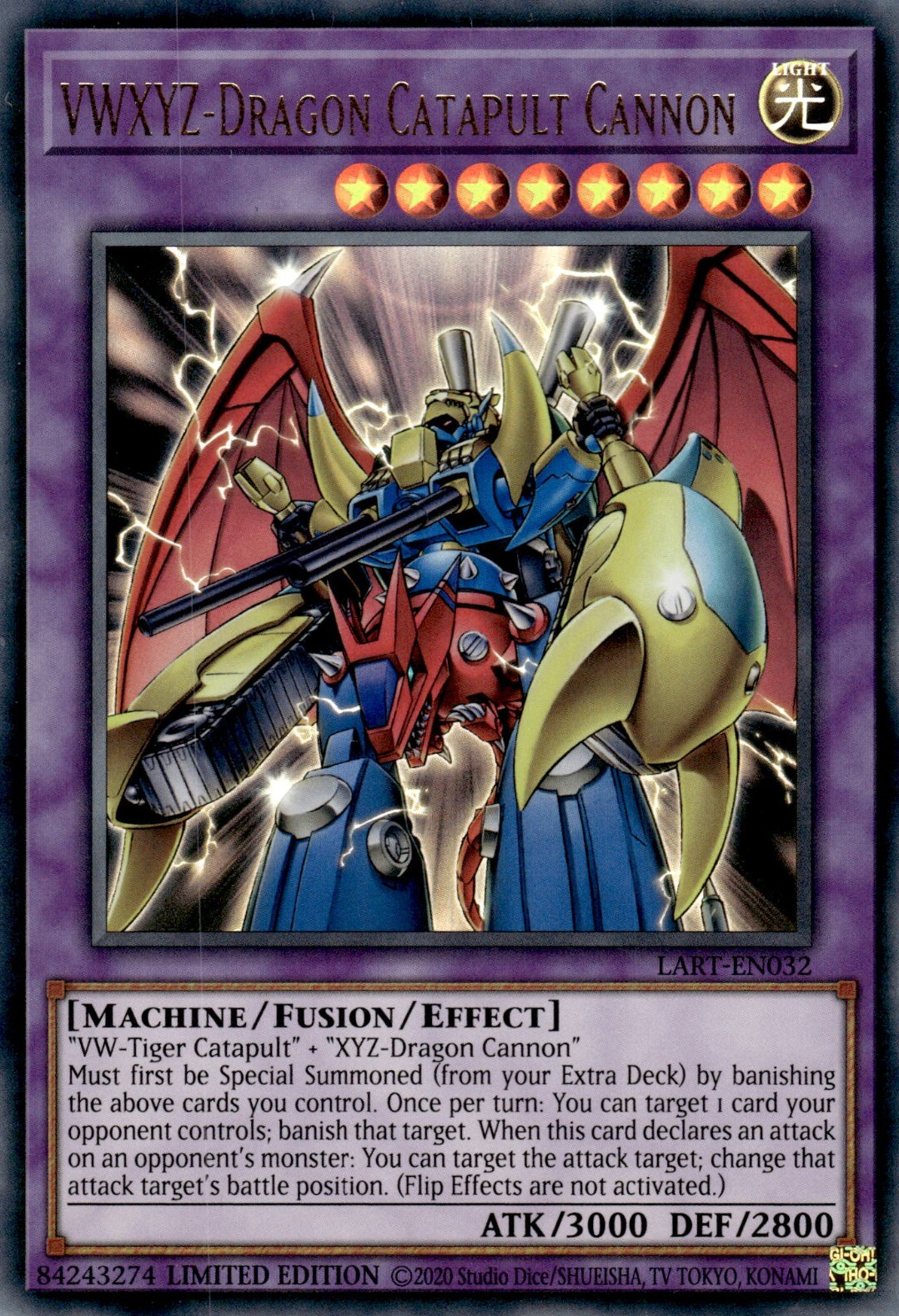 VWXYZ-Dragon Catapult Cannon, The Lost Art Promotion A · LART-EN032