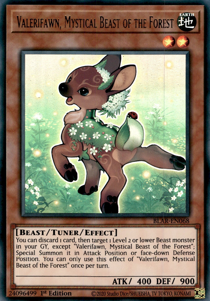 Valerifawn, Mystical Beast of the Forest, Battles of Legend: Armageddon · BLAR-EN068