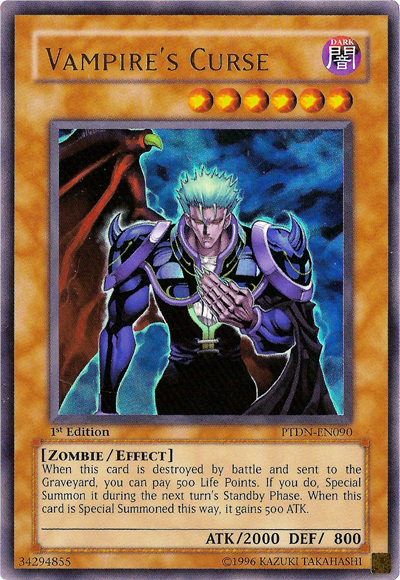Vampire's Curse, Phantom Darkness Sneak Peek Participation Card · PTDN-EN090