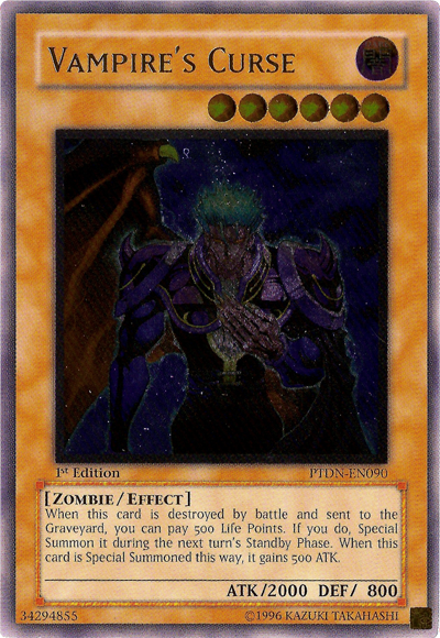 Vampire's Curse, Phantom Darkness Sneak Peek Participation Card · PTDN-EN090