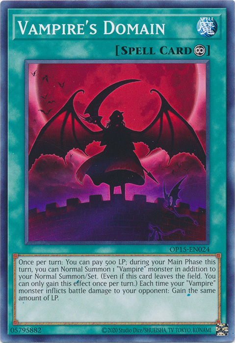Vampire's Domain, OTS Tournament Pack 15 · OP15-EN024