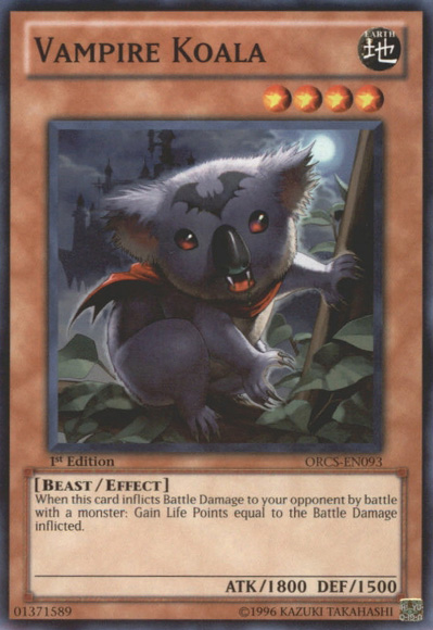 Vampiric Koala, Order of Chaos Sneak Peek Participation Card · ORCS-EN093